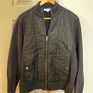 Calvin Klein Black Quilted Bomber Jacket